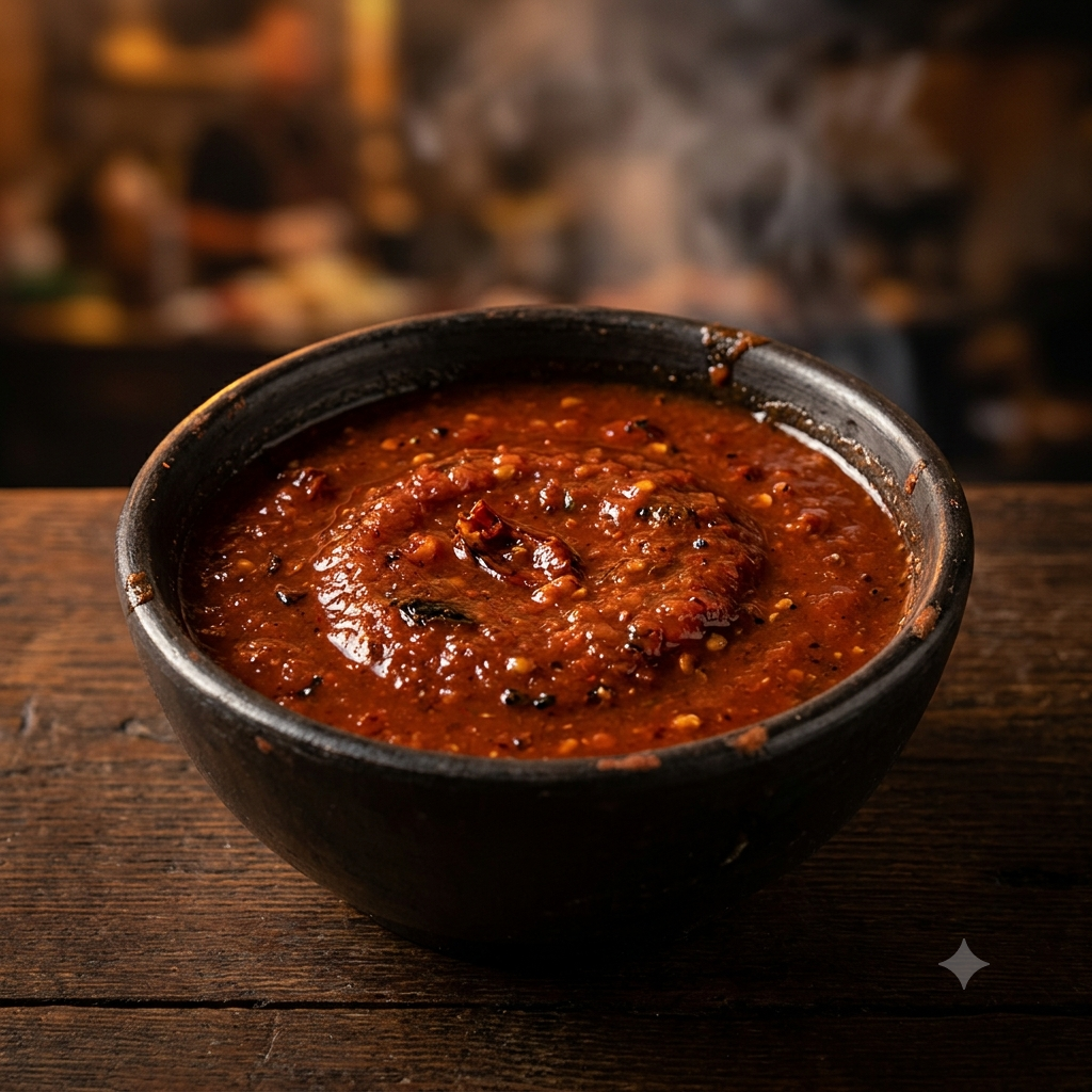 Salsa roja de la casa