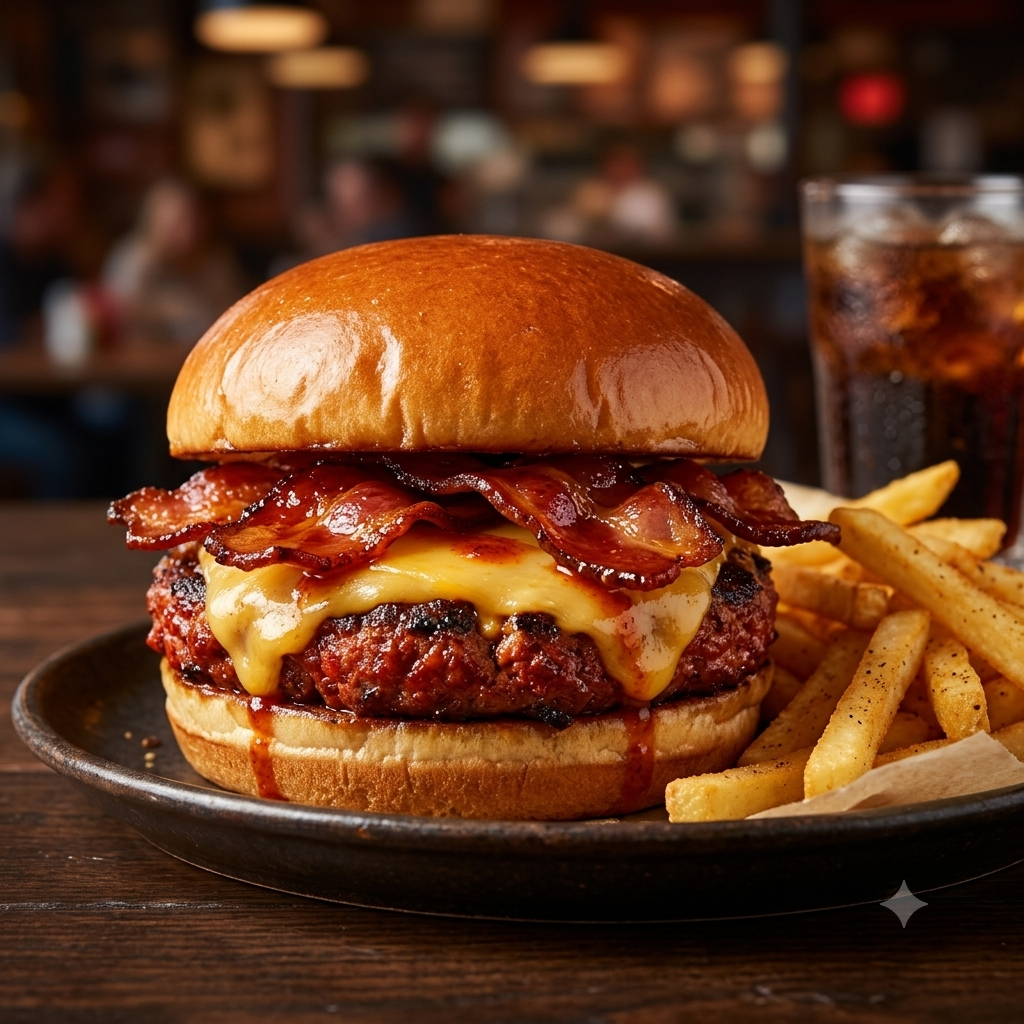 Diabla Bacon Burger