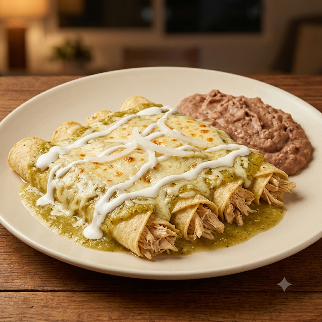 Enchiladas Suizas o Rojas