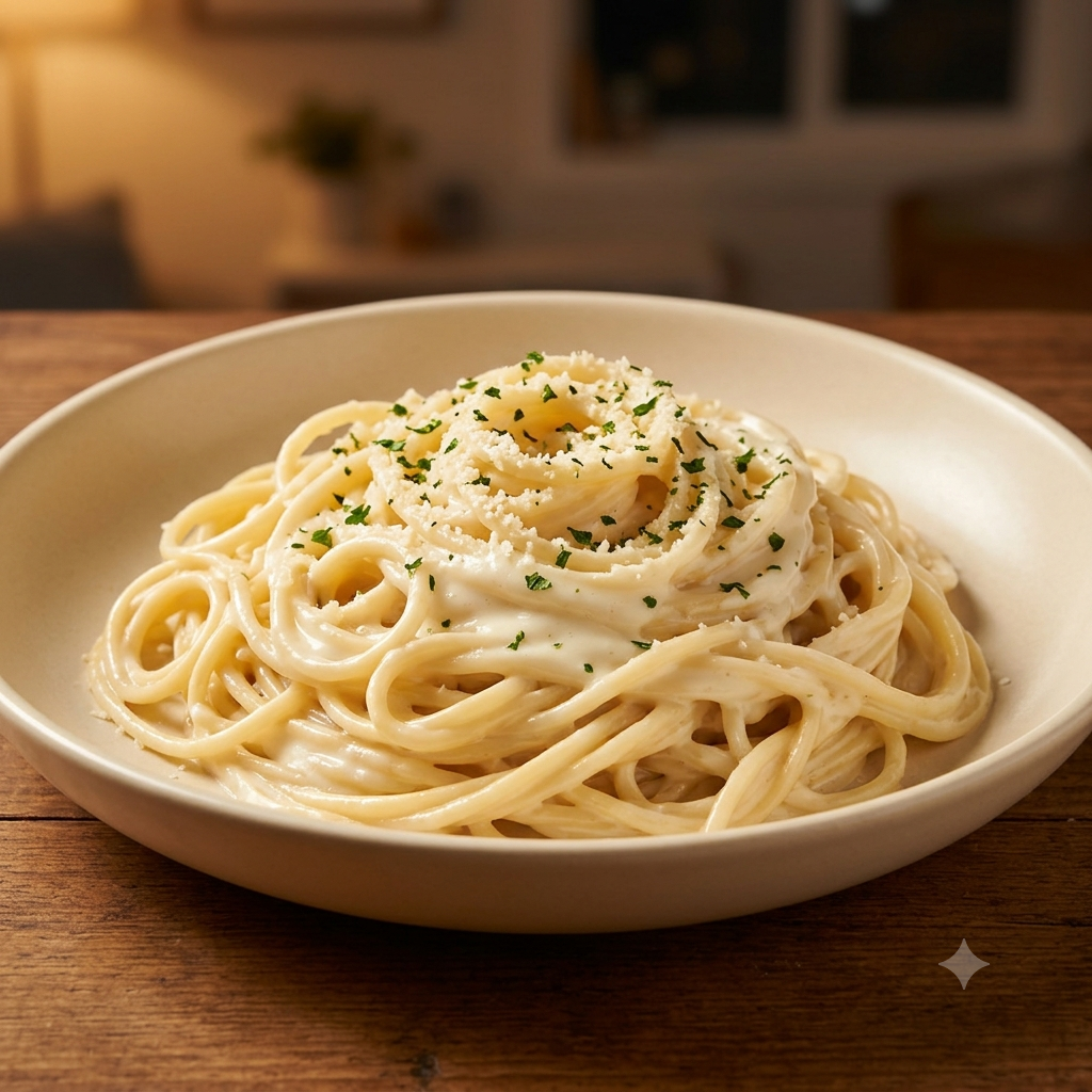 Espagueti Cremoso o Pomodoro